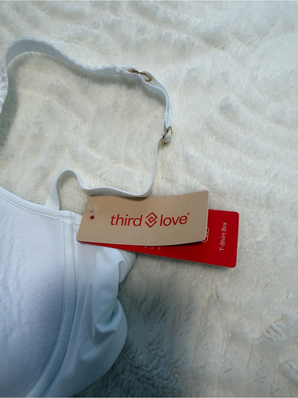 ThirdLove White T-Shirt Bra with tags - Picture 4 of 8